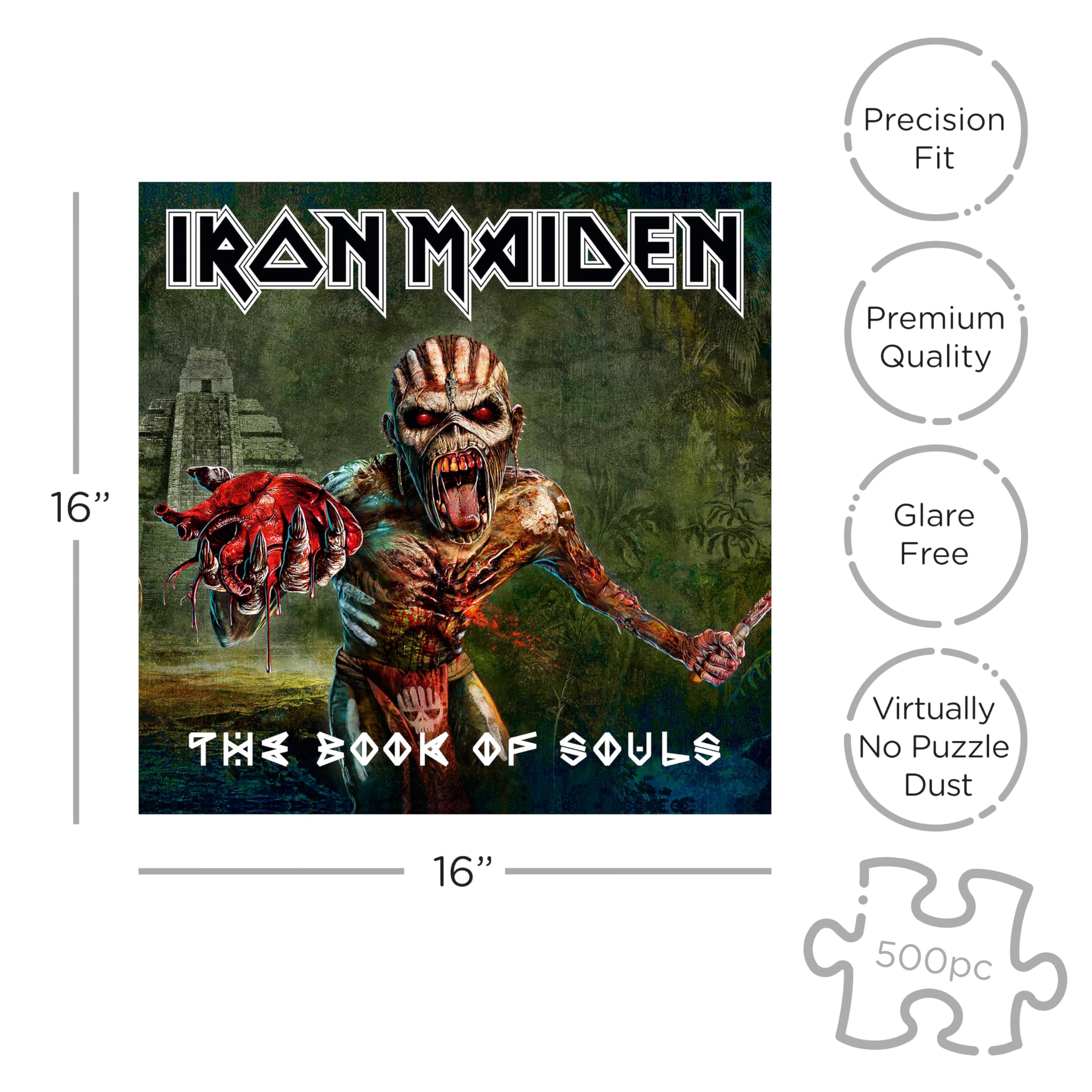 Amazon.com: Rocksaws Iron Maiden The Book of Souls 500 Piece